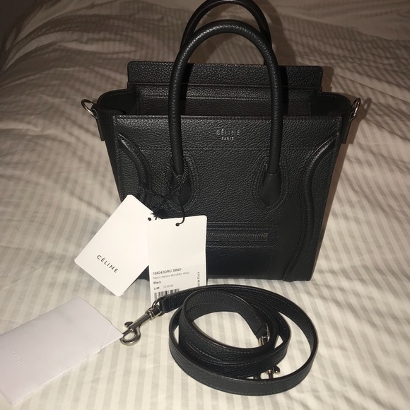Celine Handbags - 100% AUTHENTIC CÉLINE NANO LUGGAGE BAG